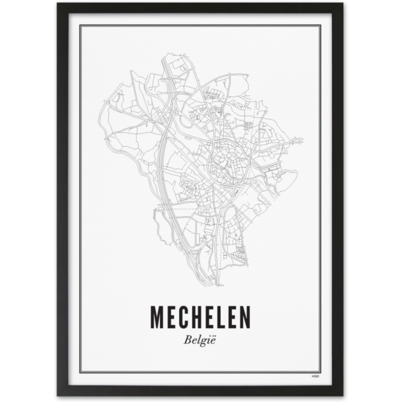 Print Mechelen | 3 groottes | WIJCK