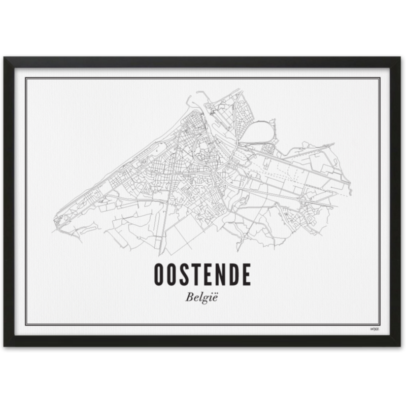 Print Oostende | 4 groottes | WIJCK