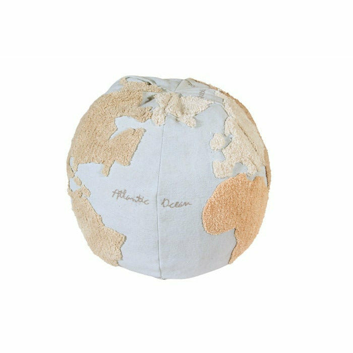 Ronde poef | world map | Ø50 cm | Lorena Canals