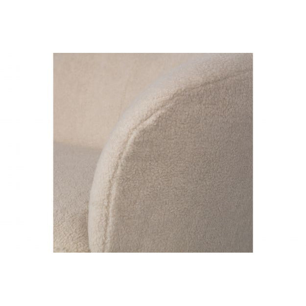 Lounge fauteuil Sara | white | WOOOD