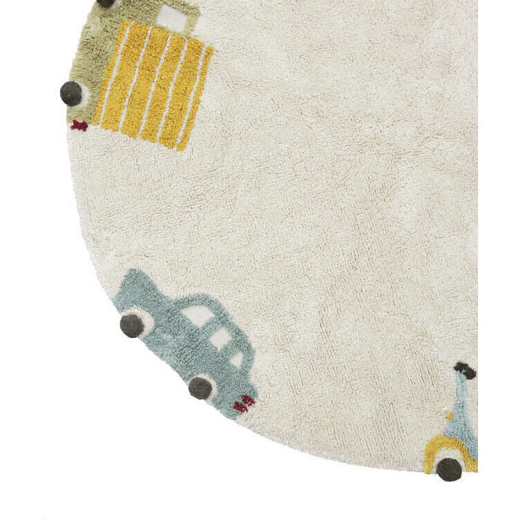 Wasbaar tapijt Wheels | kids | Lorena Canals
