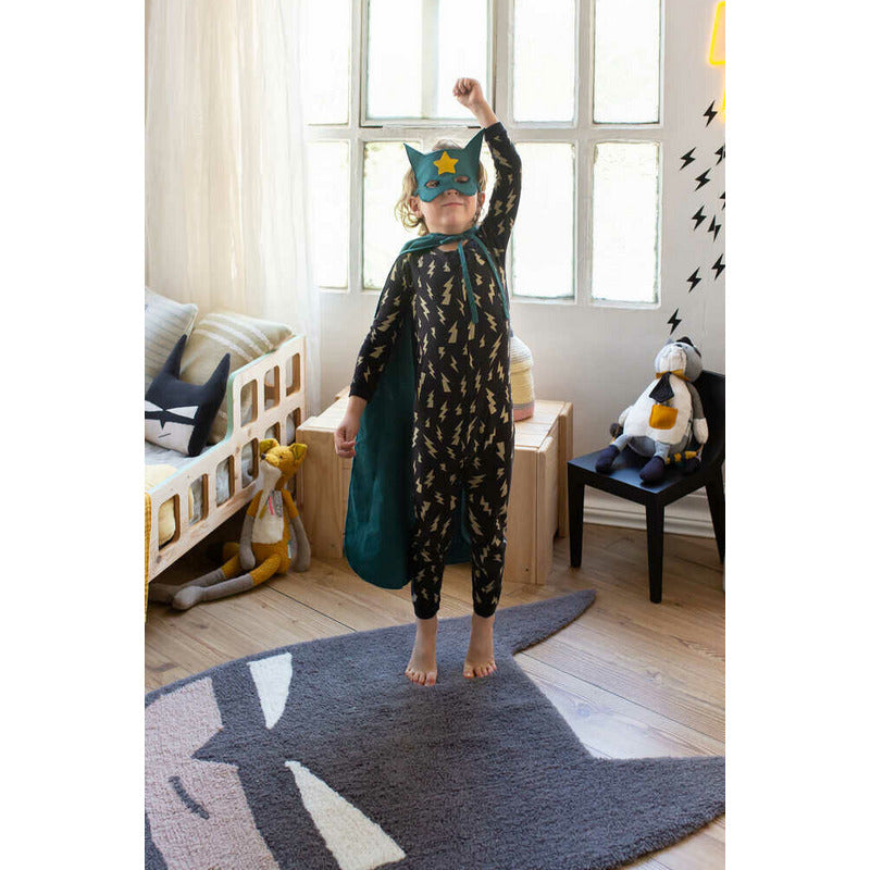 Wasbaar wollen tapijt BatBoy | kids | Lorena Canals